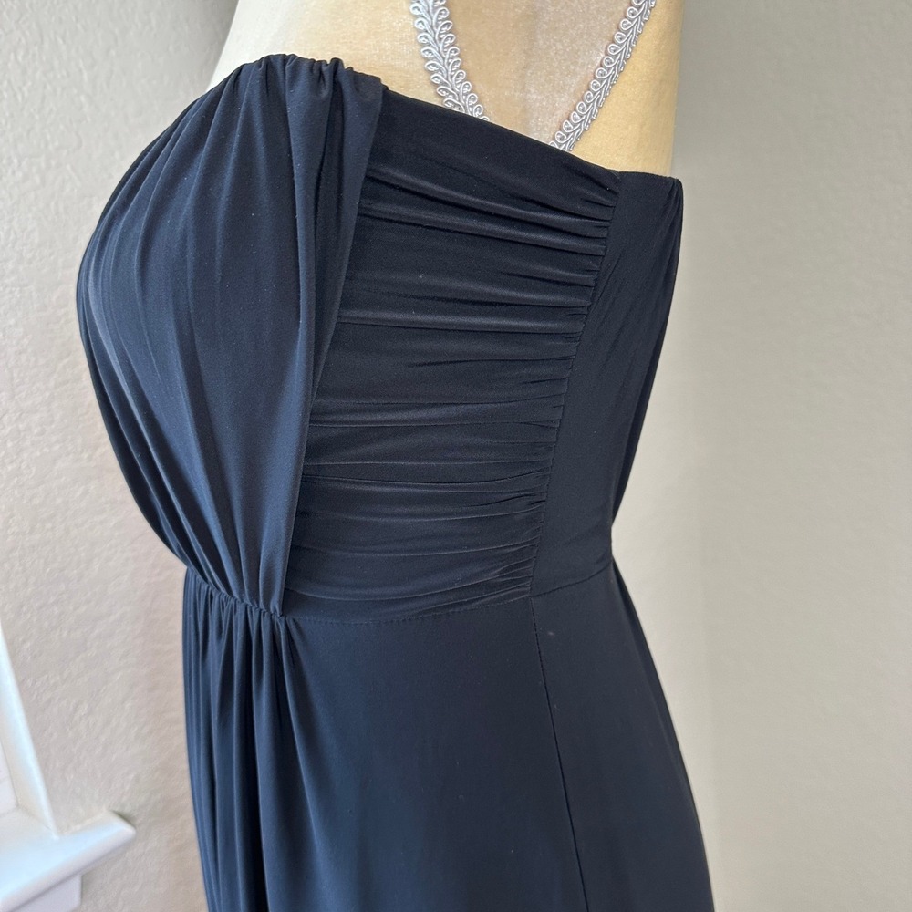 BCBG Paris Black Strapless Maxi Dress Womens 4 Formal Evening Gown Elegant Party - Picture 9 of 9